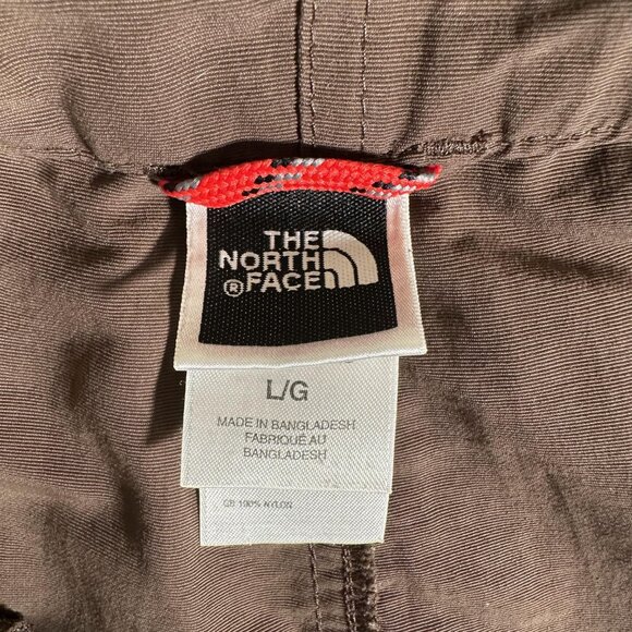 The North Face Cargo Shorts Men Size L Brown Belted Snap Closure Slash Pockets - Picture 7 of 12